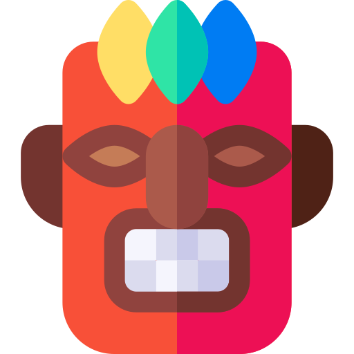 tiki-maske Basic Rounded Flat icon