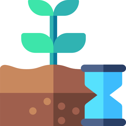 Growth Basic Rounded Flat icon