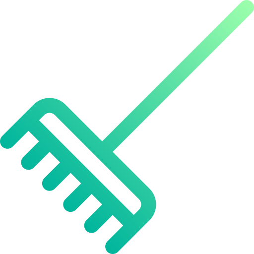 Rake Basic Gradient Lineal color icon