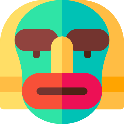 tiki-maske Basic Rounded Flat icon