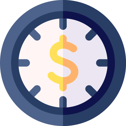 Time is money Basic Rounded Flat icon