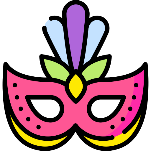 Carnival mask Special Lineal color icon