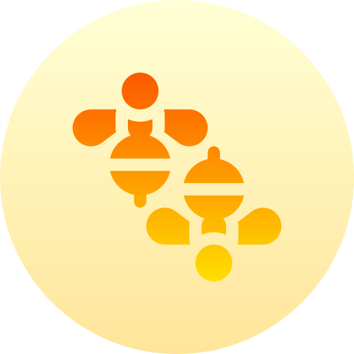 Bee Basic Gradient Circular icon
