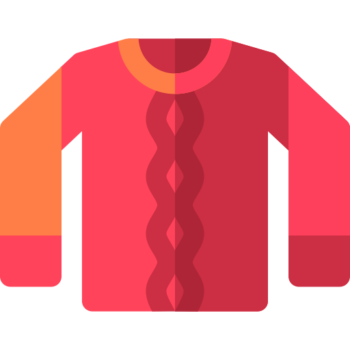 스웨터 Basic Rounded Flat icon