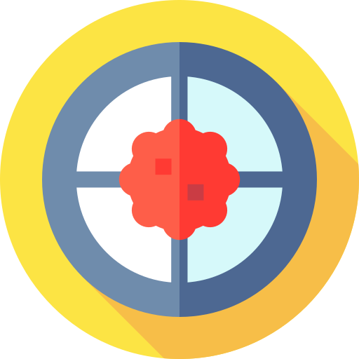 gezielt Flat Circular Flat icon