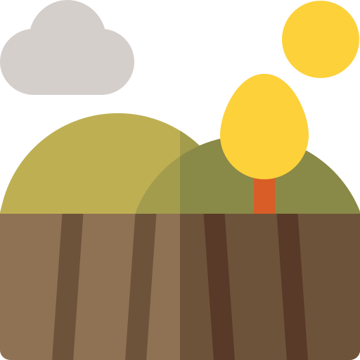 Field Basic Rounded Flat icon