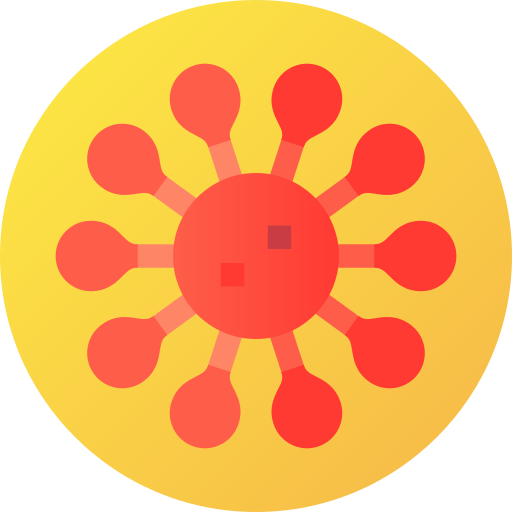 암 Flat Circular Gradient icon