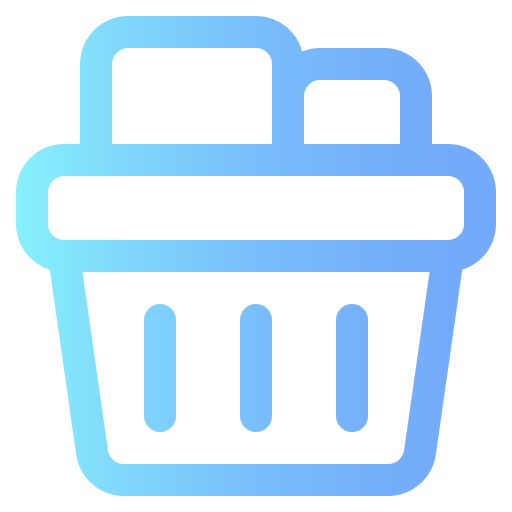 cesta de la compra Generic Gradient icono