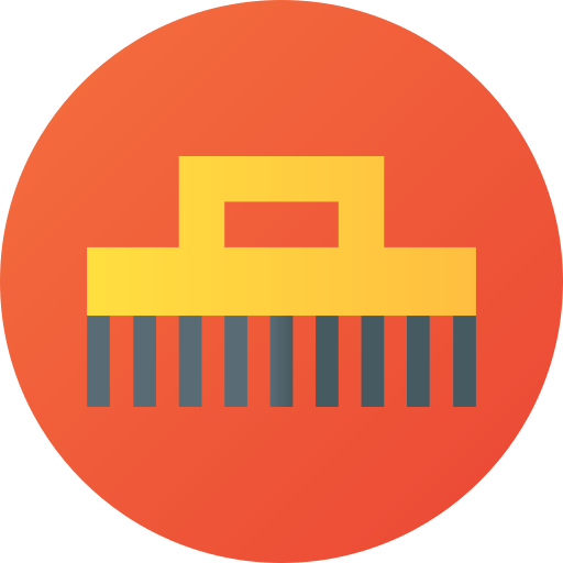 Brush Flat Circular Gradient icon