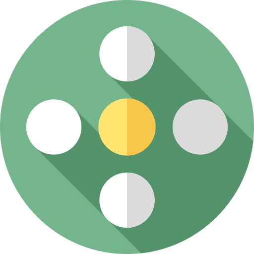 abstract Flat Circular Flat icoon