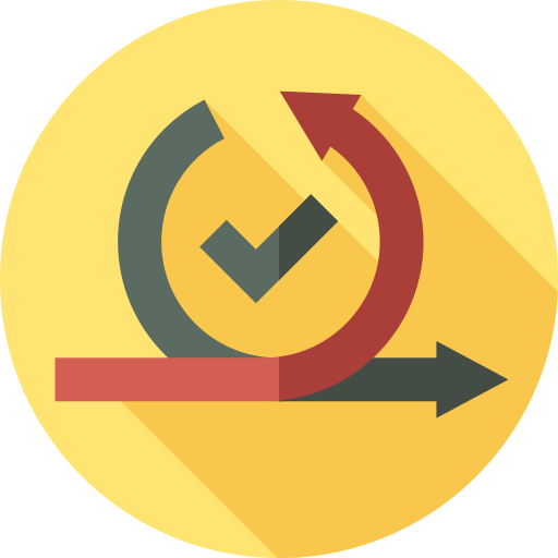 Iteration Flat Circular Flat icon