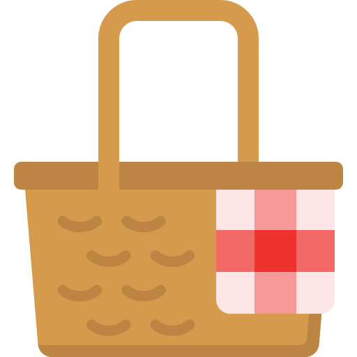 cesta de picnic Special Flat icono