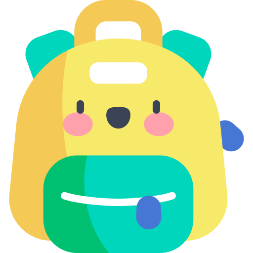 rucksack Kawaii Flat icon