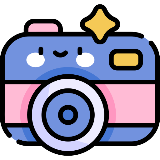 Камера Kawaii Lineal color иконка
