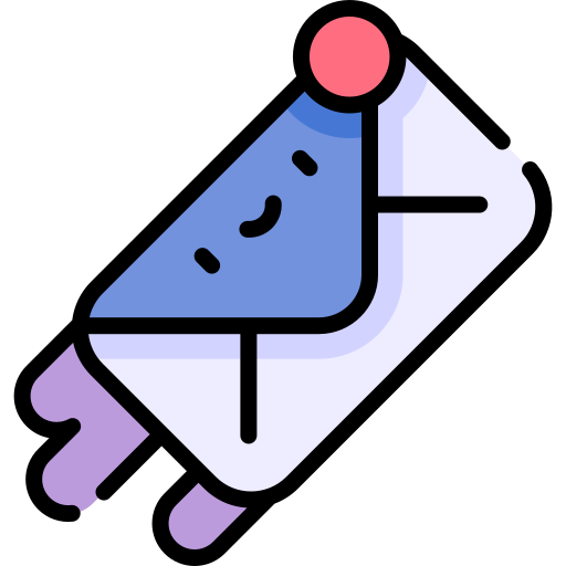 Email Kawaii Lineal color icon