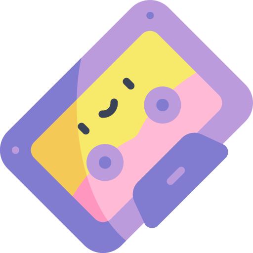 kassette Kawaii Flat icon
