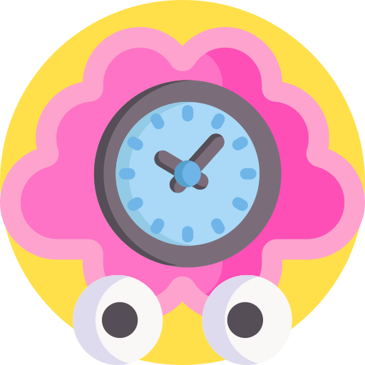 時間 Detailed Flat Circular Flat icon