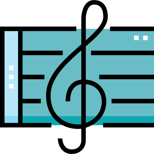 violinschlüssel Detailed Straight Lineal color icon