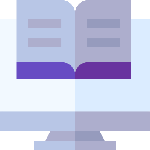 電子ブック Basic Straight Flat icon
