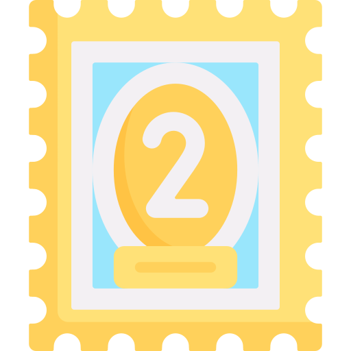 estampilla postal Special Flat icono
