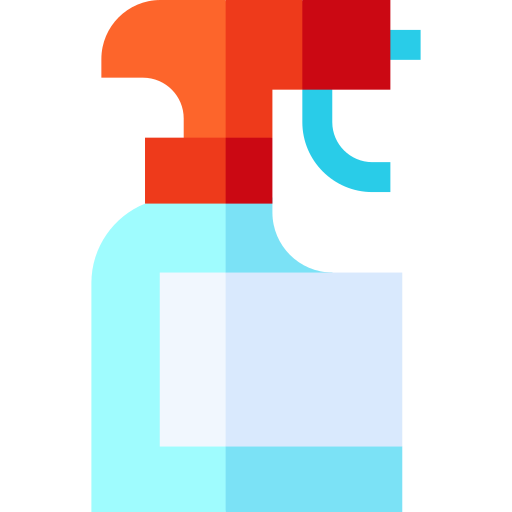 Cleaning spray Basic Straight Flat icon