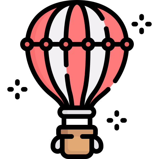 montgolfière Special Lineal color Icône