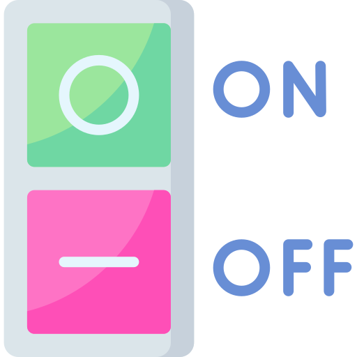 On off Special Flat icon