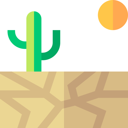 sequía Basic Straight Flat icono