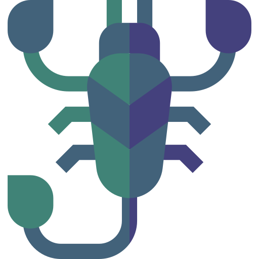 skorpion Basic Straight Flat ikona
