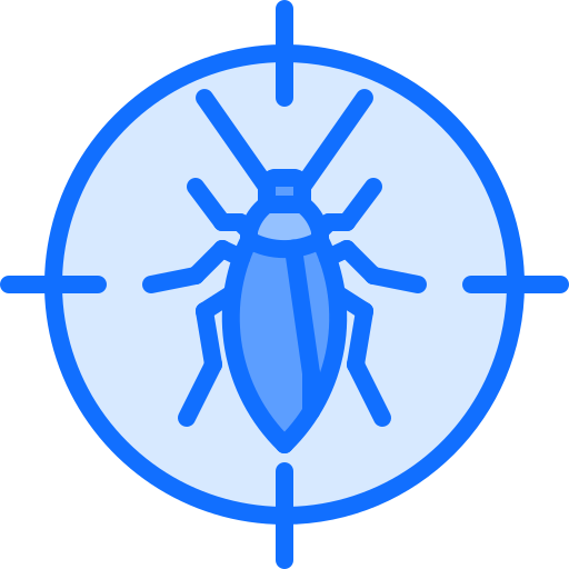 cucaracha Coloring Blue icono