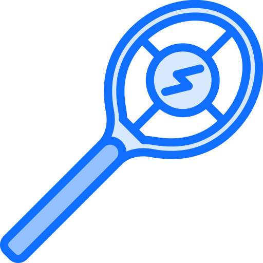 Fly swatter Coloring Blue icon