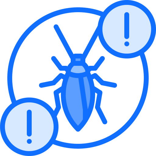 Cockroach Coloring Blue icon