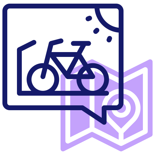 Bicycle Inipagistudio Lineal Color icon