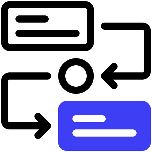 diagrama de flujo Generic Mixed icono