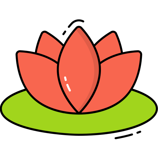 Water lily Generic Outline Color icon