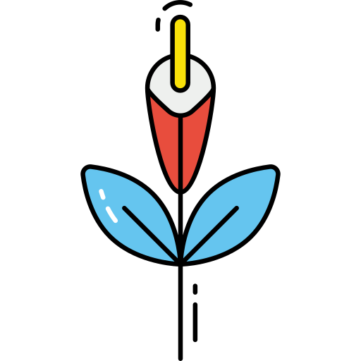 gladiolen Generic Outline Color icoon