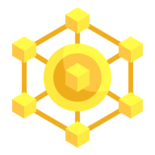 blockchain Wanicon Flat ikona