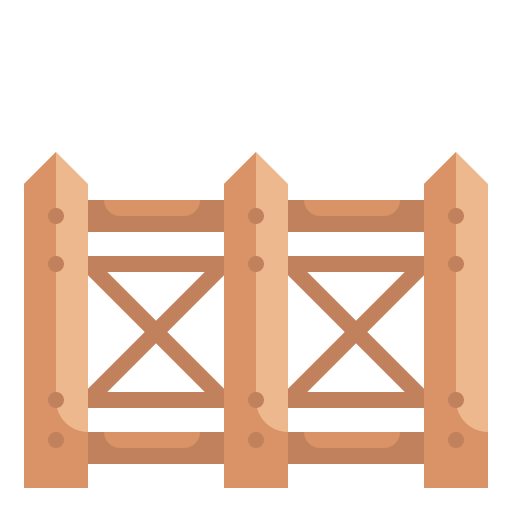 Fence Wanicon Flat icon