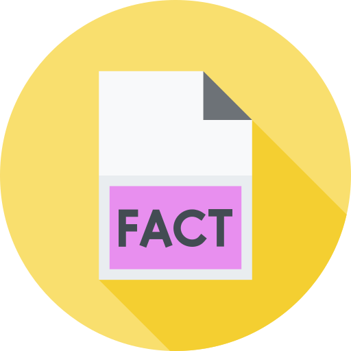 Facts Flat Circular Flat icon
