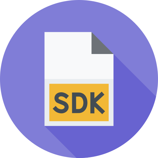 sdk Flat Circular Flat icoon