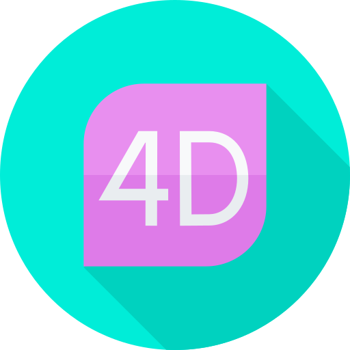 Cinema 4d Flat Circular Flat icon