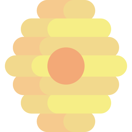 colmena Kawaii Flat icono