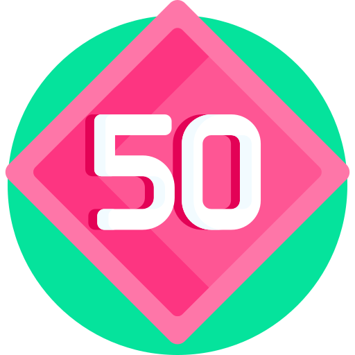 50 Detailed Flat Circular Flat ikona