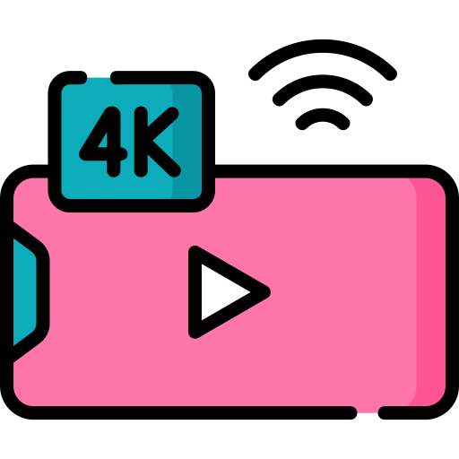 Video streaming Special Lineal color icon