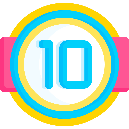 10 Detailed Flat Circular Flat icon