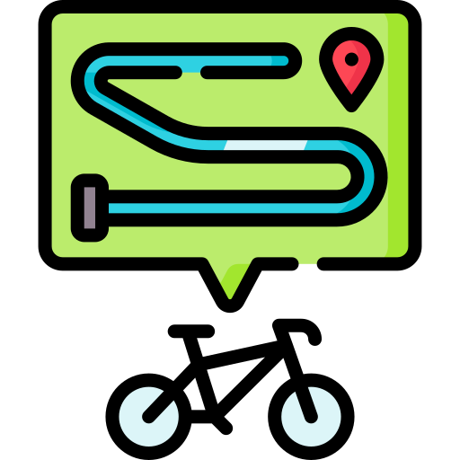 Route Special Lineal color icon