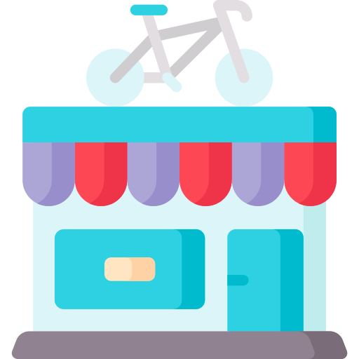 negozio di biciclette Special Flat icona