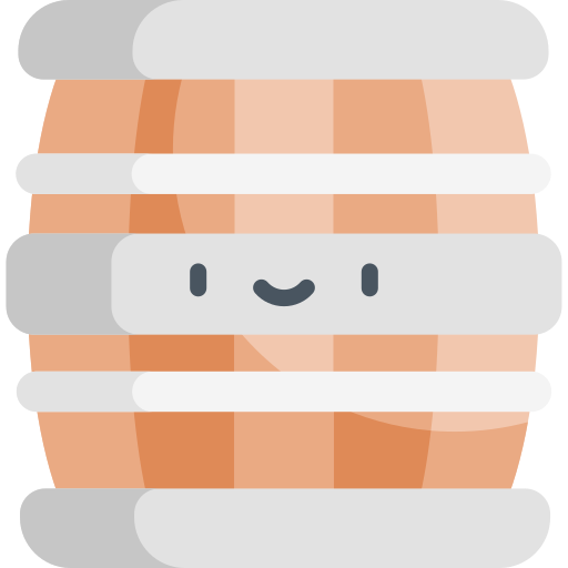 Barrel Kawaii Flat icon