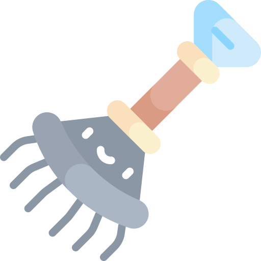 Rake Kawaii Flat icon