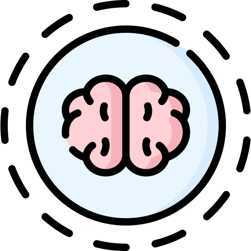 Brain process Special Lineal color icon